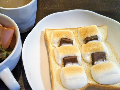 悪魔の食べ物 簡単スモアパン レシピ 作り方 By ざっくり3 楽天レシピ 悪魔の食べ物 簡単スモアパン レシピ 作り方 By ざっくり3 楽天レシピ